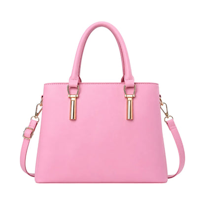 Creaciones de Lori Women's  Pink Leather Shoulder Bag
