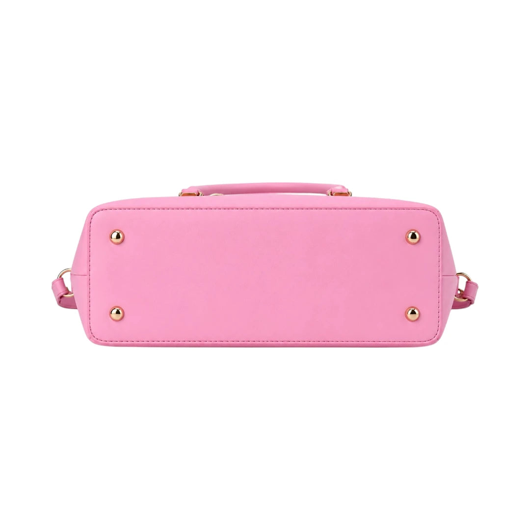 Creaciones de Lori Women's  Pink Leather Shoulder Bag