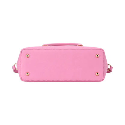 Creaciones de Lori Women's  Pink Leather Shoulder Bag